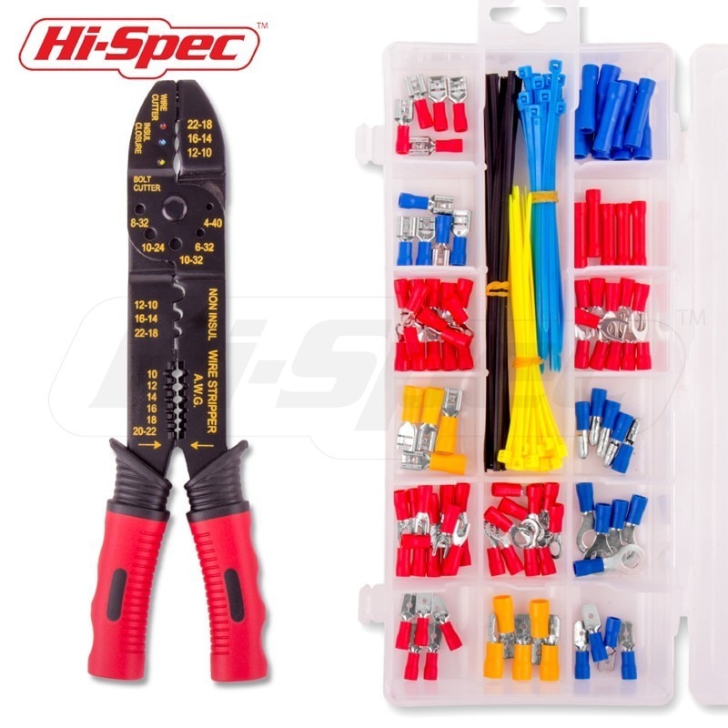 Hi-Spec 4 1 Multitool Cirmping Tool ̺ ̾ Ʈ  ġ Crimping175 ͹̳  ŰƮ DT40107/Hi-Spec 4 In 1 Multitool Cirmping Tool Cable Wire Stripper Too